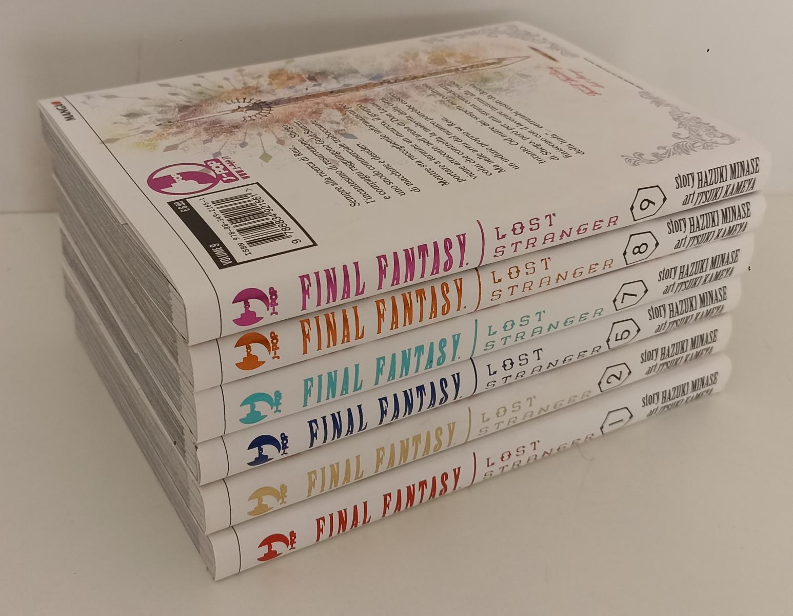 FM- FINAL FANTASY LOST STRANGER LOTTO 6 VOLUMI (1,2,5,7,8,9) -- JPOP -- BS - P23