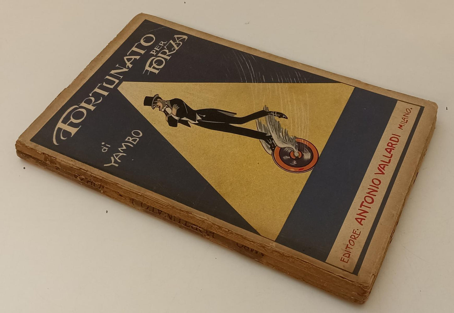 LB- FORTUNATO PER FORZA  AVVENTURE INCREDIBILI - YAMBO- VALLARDI--- 1927- B- RGZ