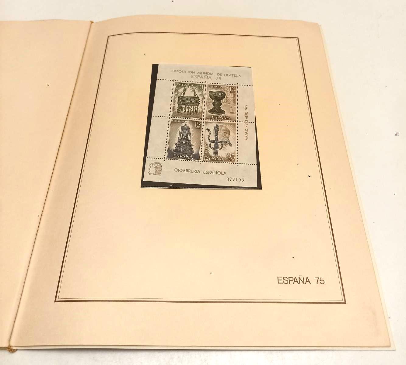 CV- FOLDER CAJA POSTAL AHORROS XII CONGRESO MUNDIAL FRANCOBOLLI ESPANA - RVSa336