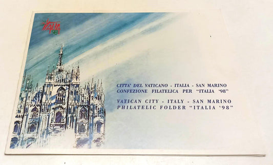 CV- FOLDER '98 CITTA' DEL VATICANO ITALIA SAN MARINO GIOVANI PAOLO II - RVSa334