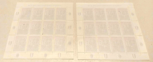 CV- 2 FOGLIETTI 12 FRANCOBOLLI MILAN CAMPIONE D'ITALIA 1998/1999 - RVSa330