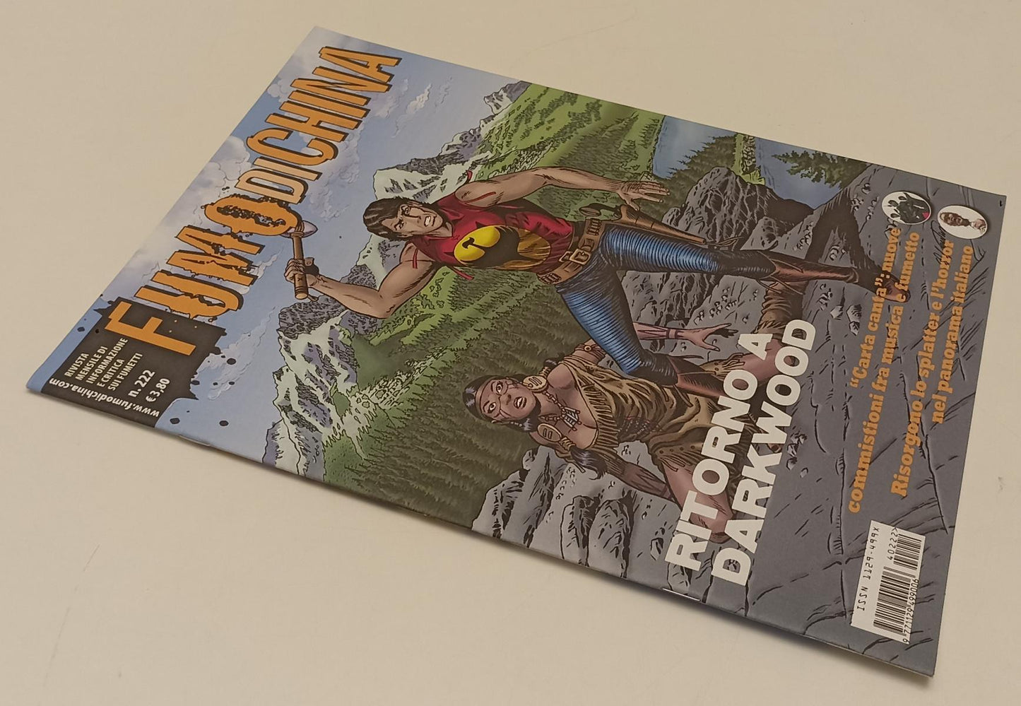 FR- RIVISTA FUMO DI CHINA N.222 ZAGOR RITORNO DARKWOOD -- CARTOON CLUB -- S- D24