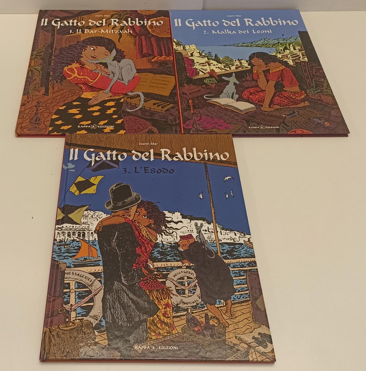 FV- IL GATTO DEL RABBINO VOLUMI 1/5 - JOANN SFAR - KAPPA EDIZIONI -- C - C24
