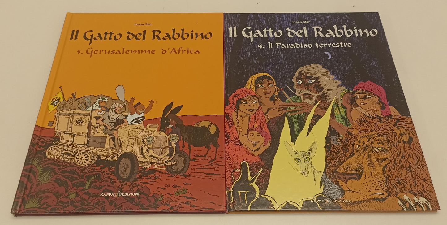 FV- IL GATTO DEL RABBINO VOLUMI 1/5 - JOANN SFAR - KAPPA EDIZIONI -- C - C24