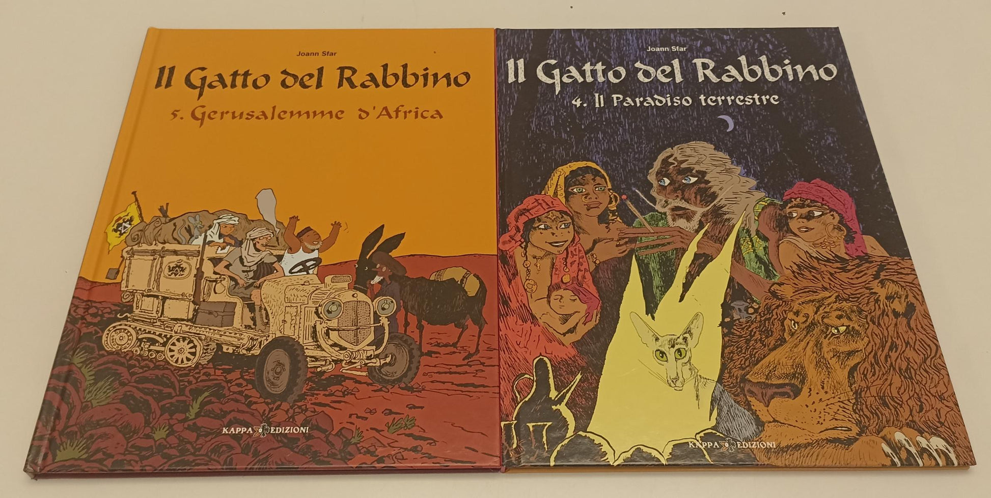 FV- IL GATTO DEL RABBINO VOLUMI 1/5 - JOANN SFAR - KAPPA EDIZIONI -- C - C24