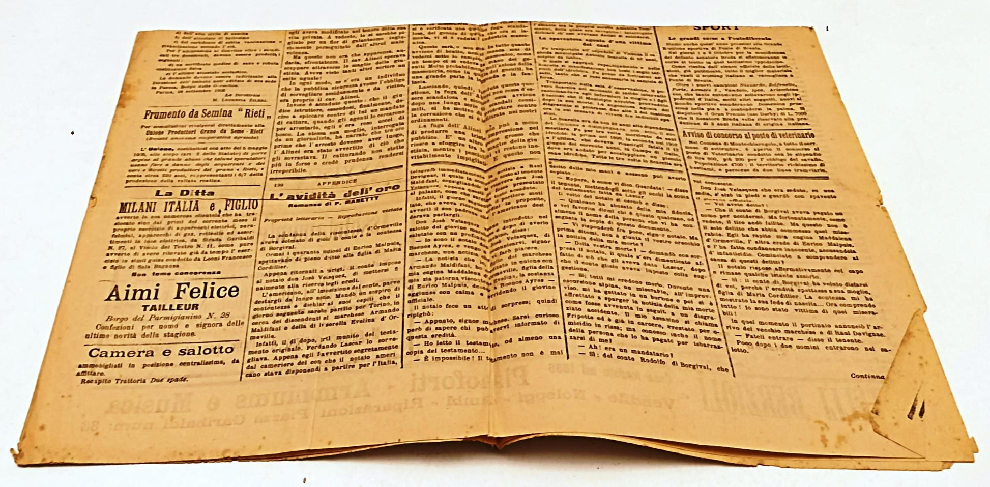 LR- QUOTIDANO GAZZETTA DI PARMA VENERDI' 29 SETTEMBRE 1905 - RVSa373