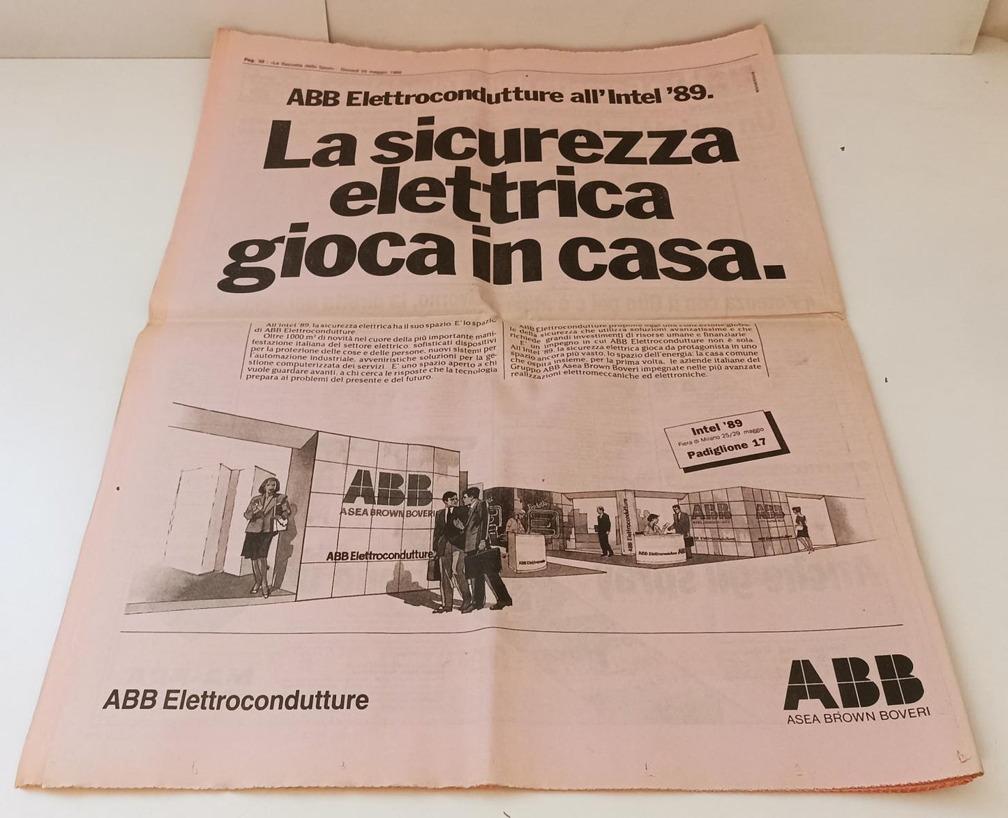 LC- GAZZETTA dello SPORT 19 maggio 1989 MILAN CAMPIONE DEI CAMPIONI - RVSa223