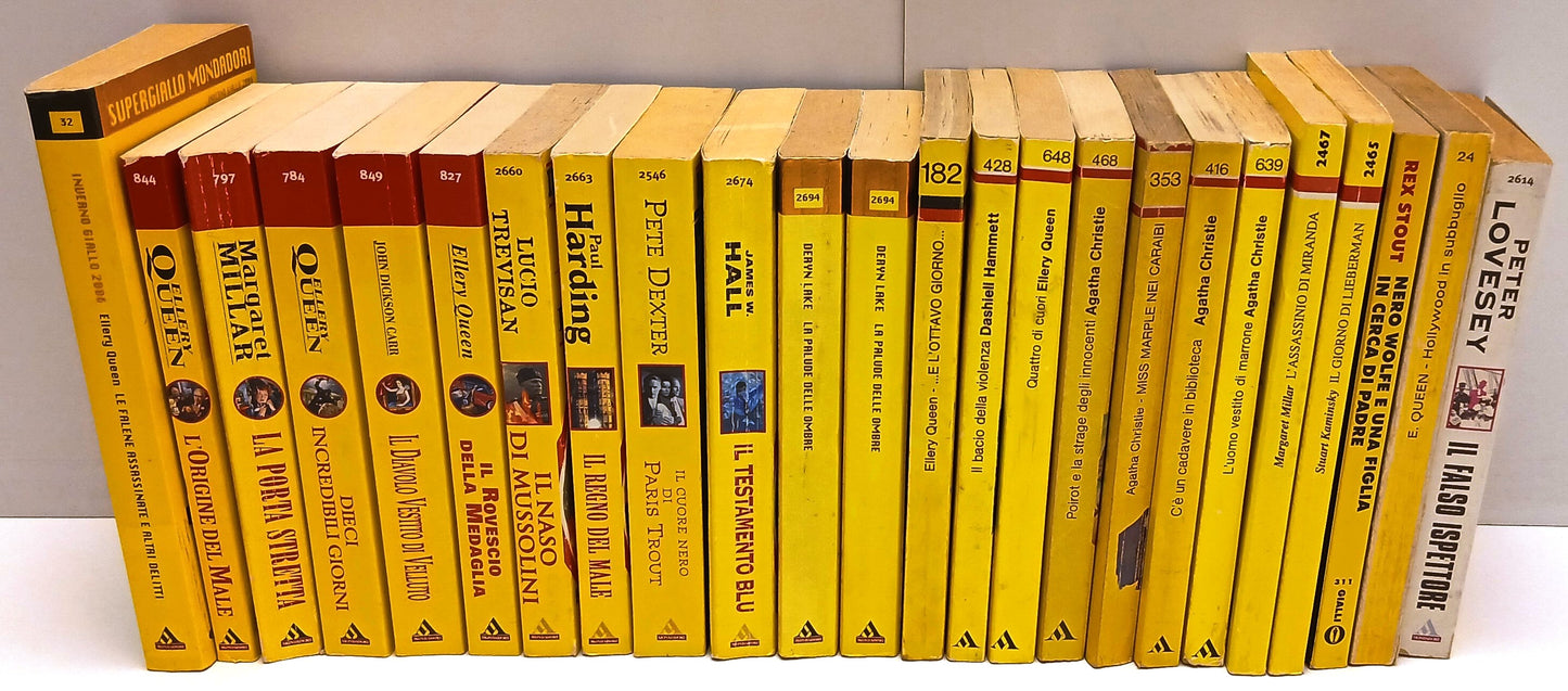 LG- LOTTO GIALLI MONDADORI aa.vv.  40 VOLUMI OFFERTA - B - BLCP10