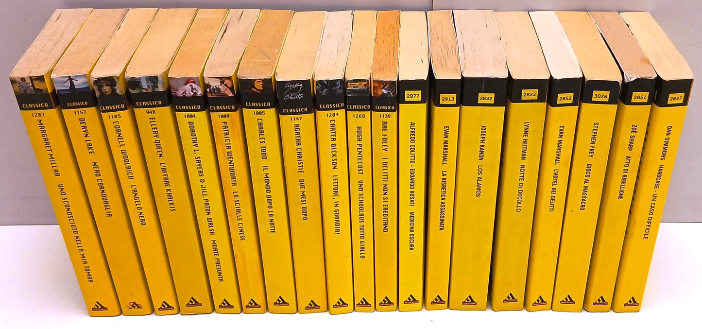 LG- LOTTO GIALLI MONDADORI aa.vv.  40 VOLUMI OFFERTA - B - BLCP10