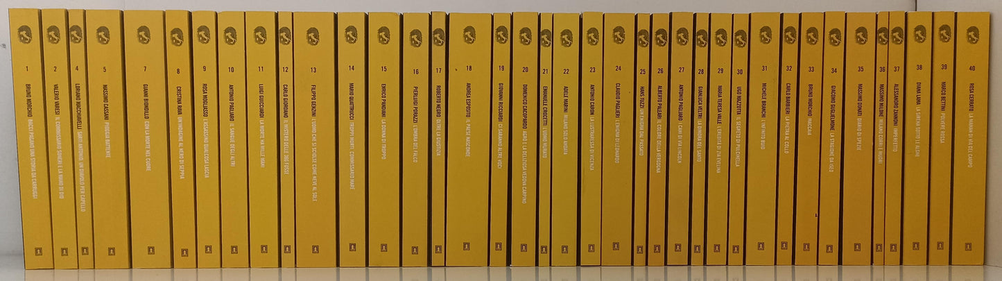 LN- NOIR ITALIA LOTTO 38 VOLUMI LIBRI GIALLI -- SOLE 24 ORE --- 2013 - B- BLCG19