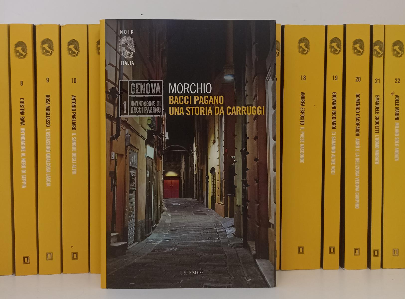 LN- NOIR ITALIA LOTTO 38 VOLUMI LIBRI GIALLI -- SOLE 24 ORE --- 2013 - B- BLCG19