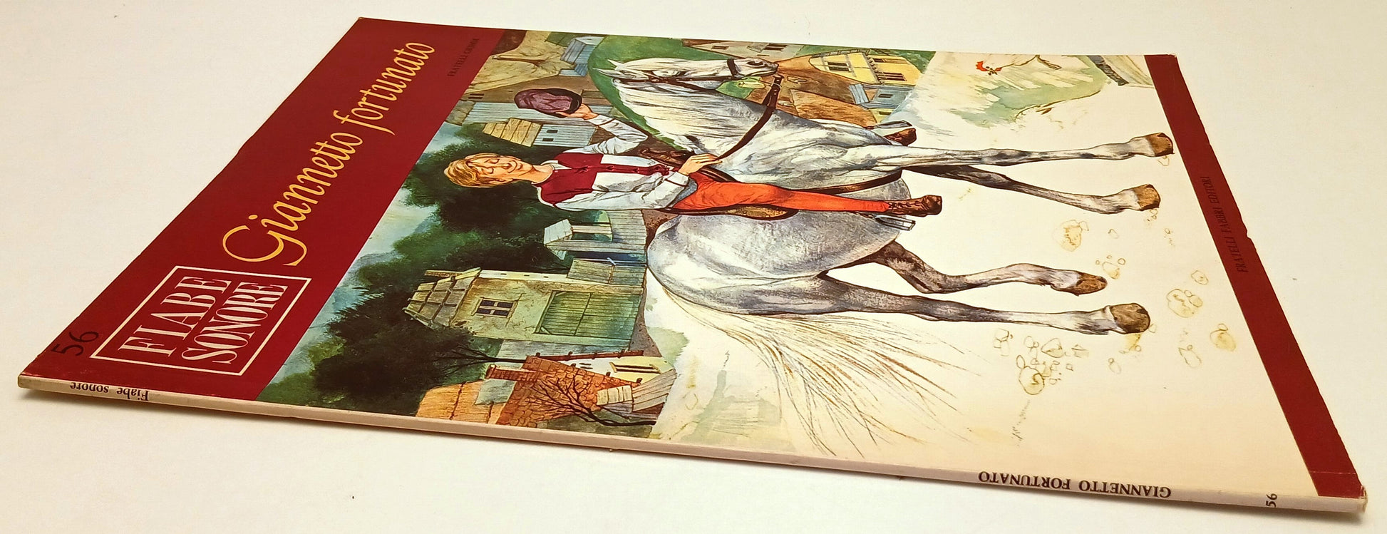 LB- FIABE SONORE N.56 GIANNETTO FORTUNATO + disco 45 giri - FABBRI - RVSa755