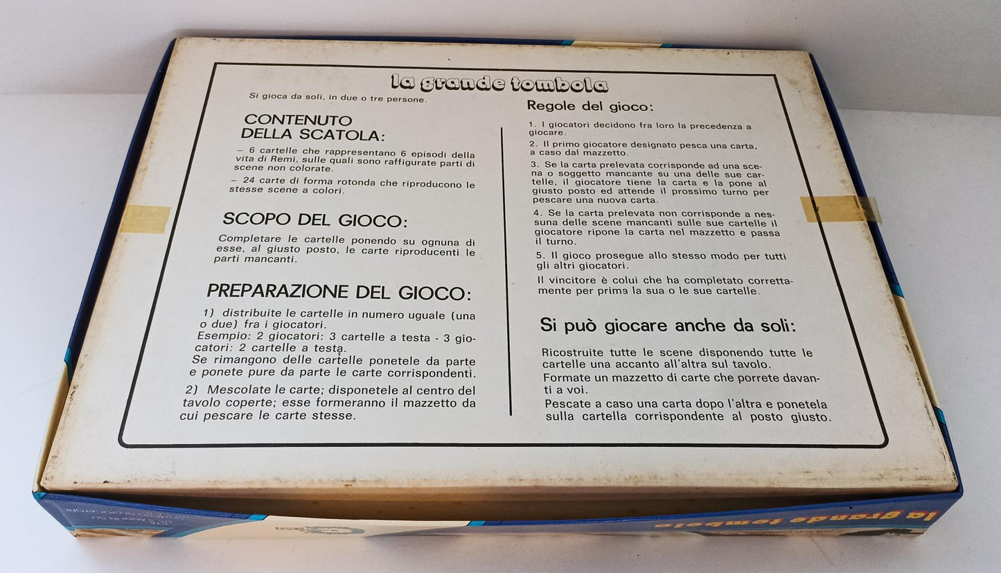 GG- GIOCO LA GRANDE TOMBOLA SENZA FAMIGLIA REMI KAPI - MONDADORI GIOCHI - YFS614