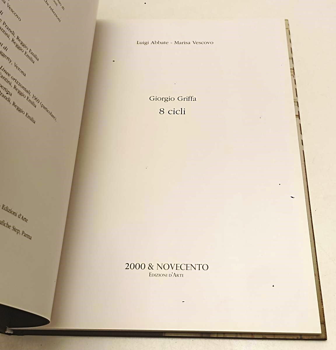 LT- XXV GIORGIO GRIFFA 8 CICLI- 2000 & NOVECENTO- GALLERIA D'ARTE- 2009- CS- YPL
