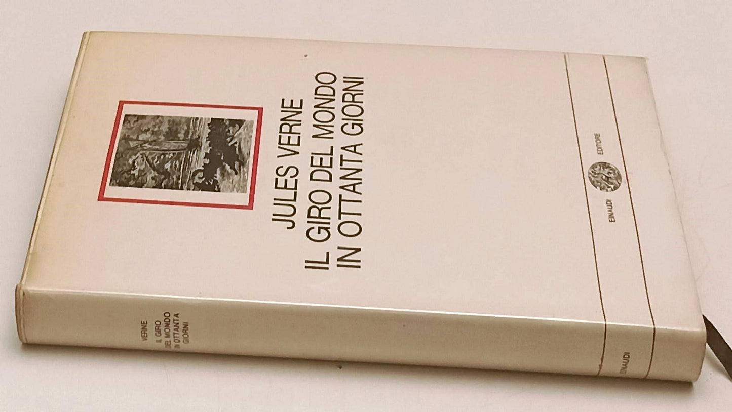 LN- IL GIRO DEL MONDO IN OTTANTA GIORNI- VERNE- EINAUDI- MILLENNI- 1966- CS- XFS