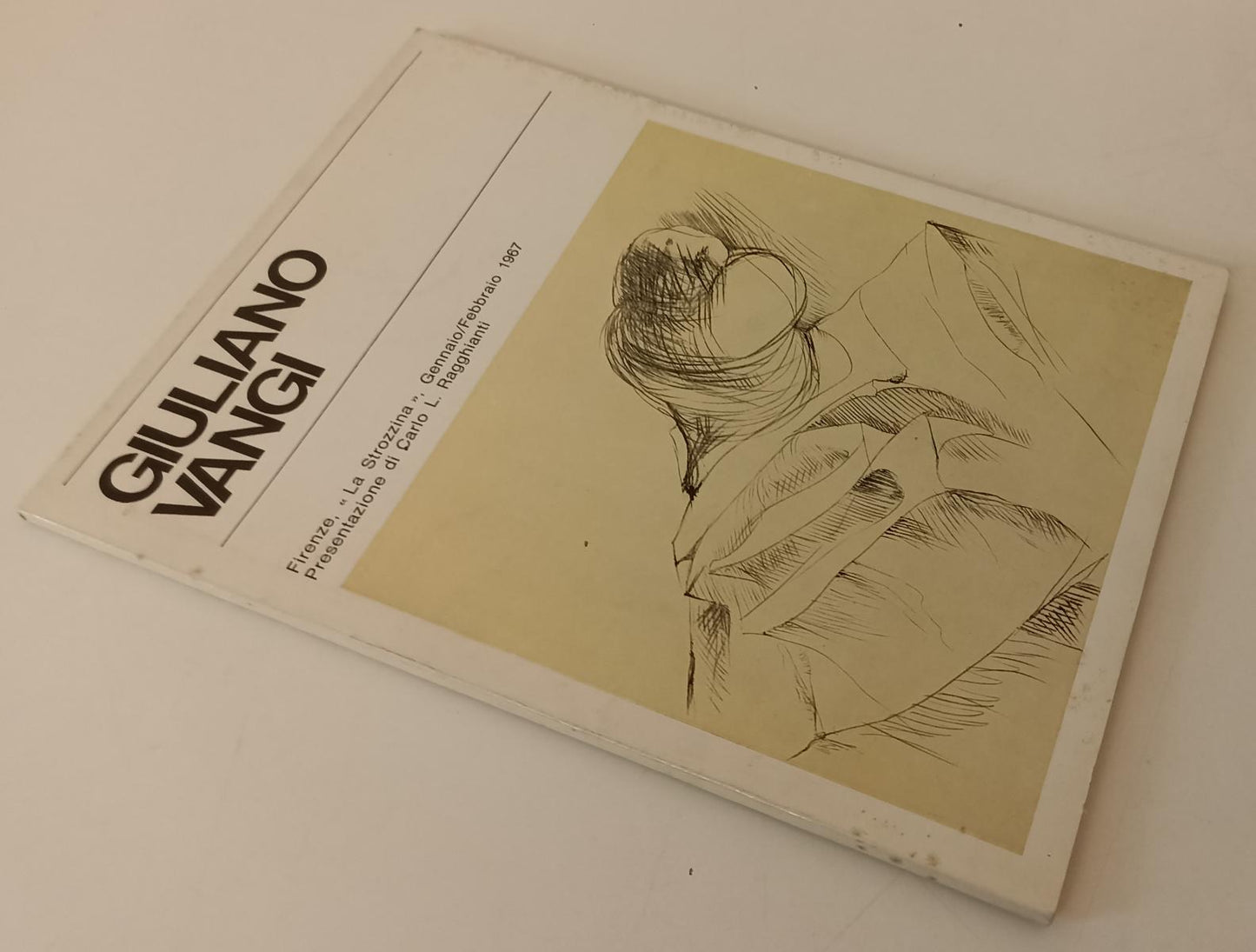 LT- GIULIANO VANGI LA STROZZINA GENNAIO/FEBBRAIO 1967 CATALOGO OPERE - XFS164