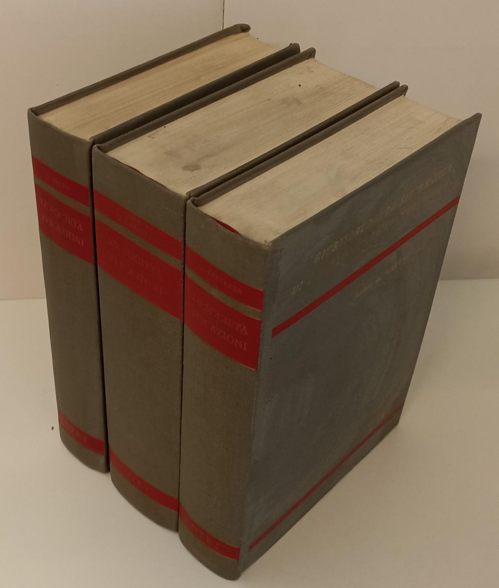 LZ- SOCIETA' PER AZIONI VOLUMI 1/3 GIURISPRUDENZA - SILVETTI- UTET- 1984- BLCP33