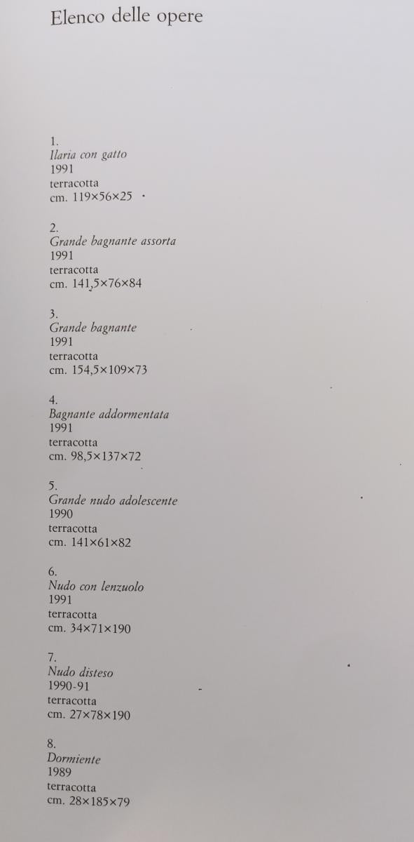 LT- GIUSEPPE BERGOMI TERRECOTTE - GALLERIA PHILIPPE DAVERIO - 1992 - B - XFS167