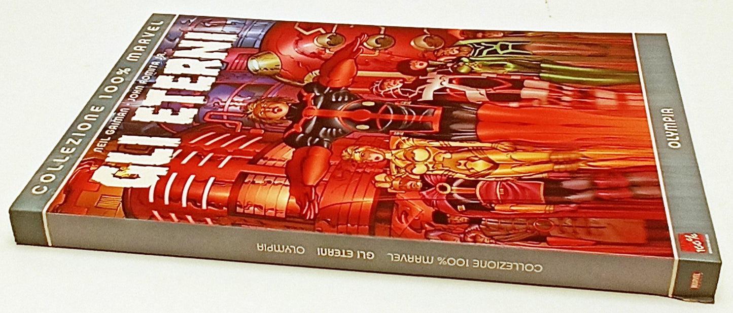 FV- COLLEZIONE 100% MARVEL GLI ETERNI OLYMPIA- GAIMAN ROMITA Jr.- PANINI- B- F25