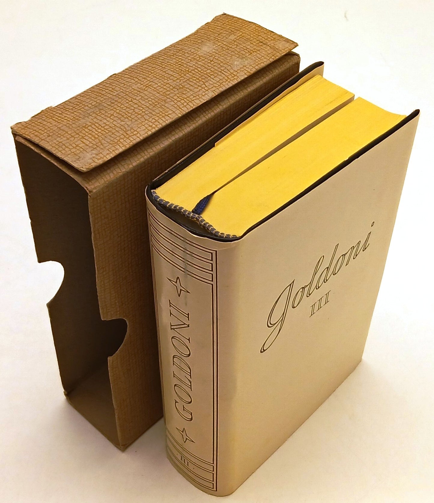 LN- CARLO GOLDONI III TUTTE LE OPERE - I CLASSICI MONDADORI - CS - XFS