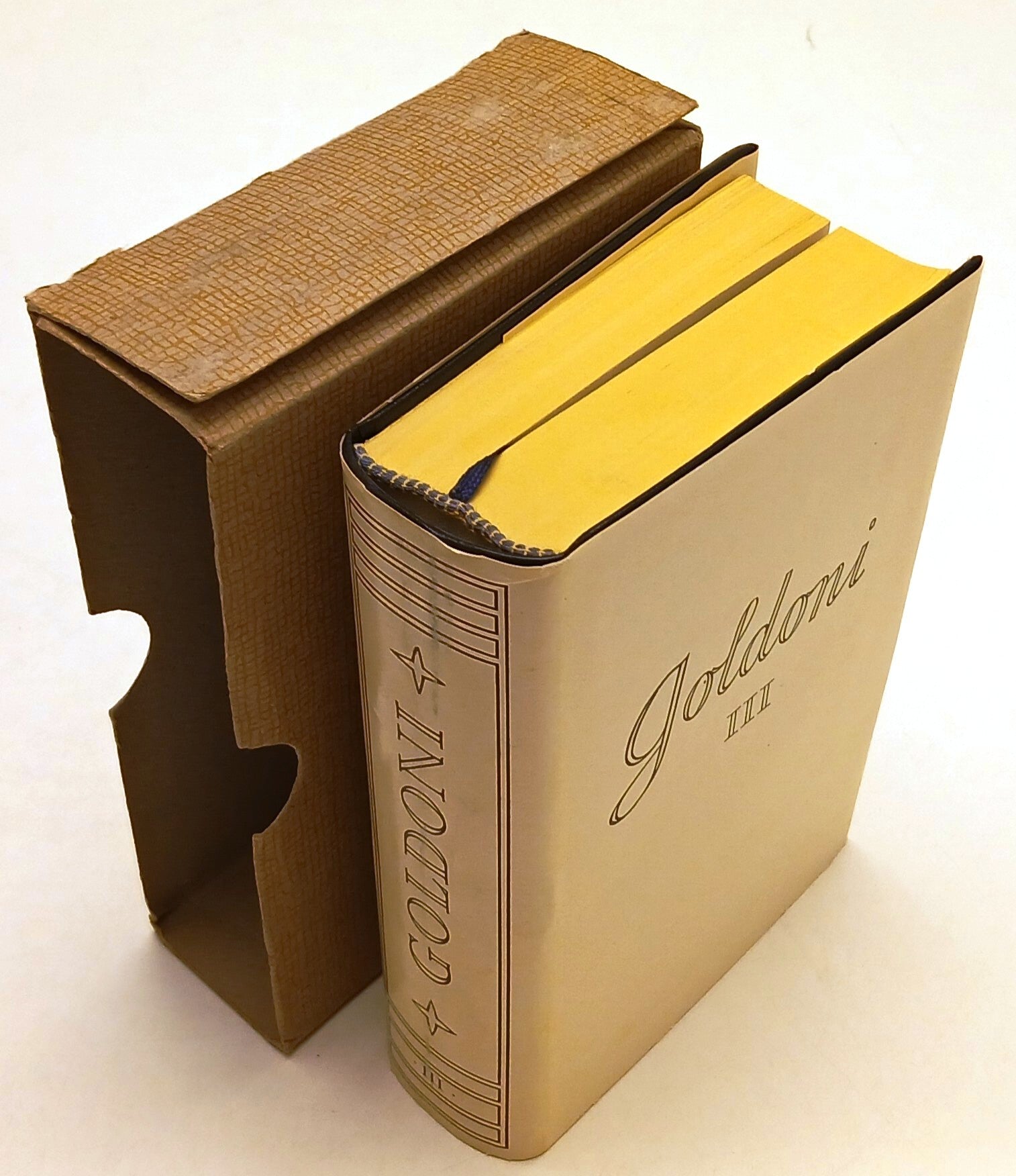 LN- CARLO GOLDONI III TUTTE LE OPERE - I CLASSICI MONDADORI - CS - XFS