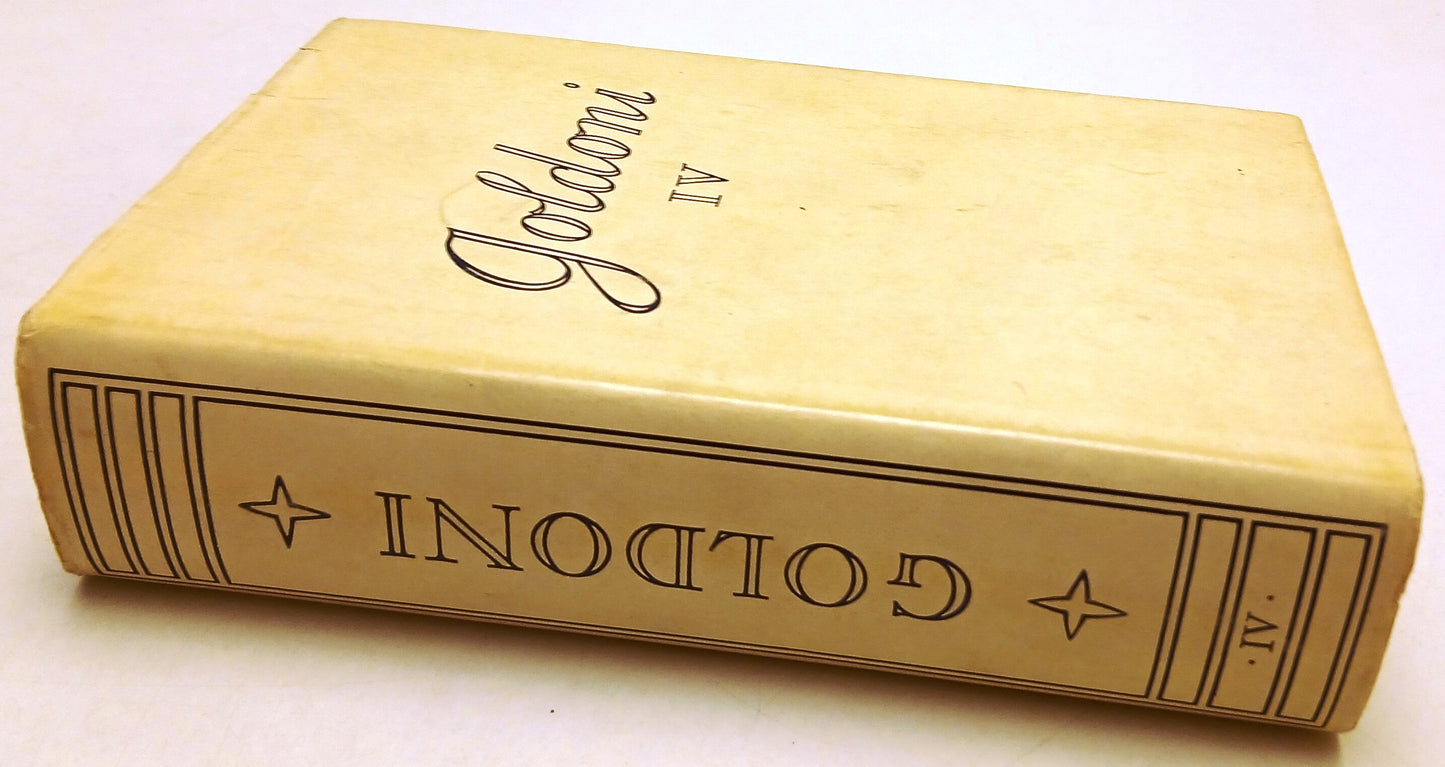 LN- CARLO GOLDONI IV TUTTE LE OPERE - I CLASSICI MONDADORI - CS - XFS