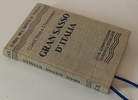 LV- GRAN SASSO D'ITALIA-- TOURING CLUB- GUIDA DEI MONTI D'ITALIA- 1972- C- XFS91