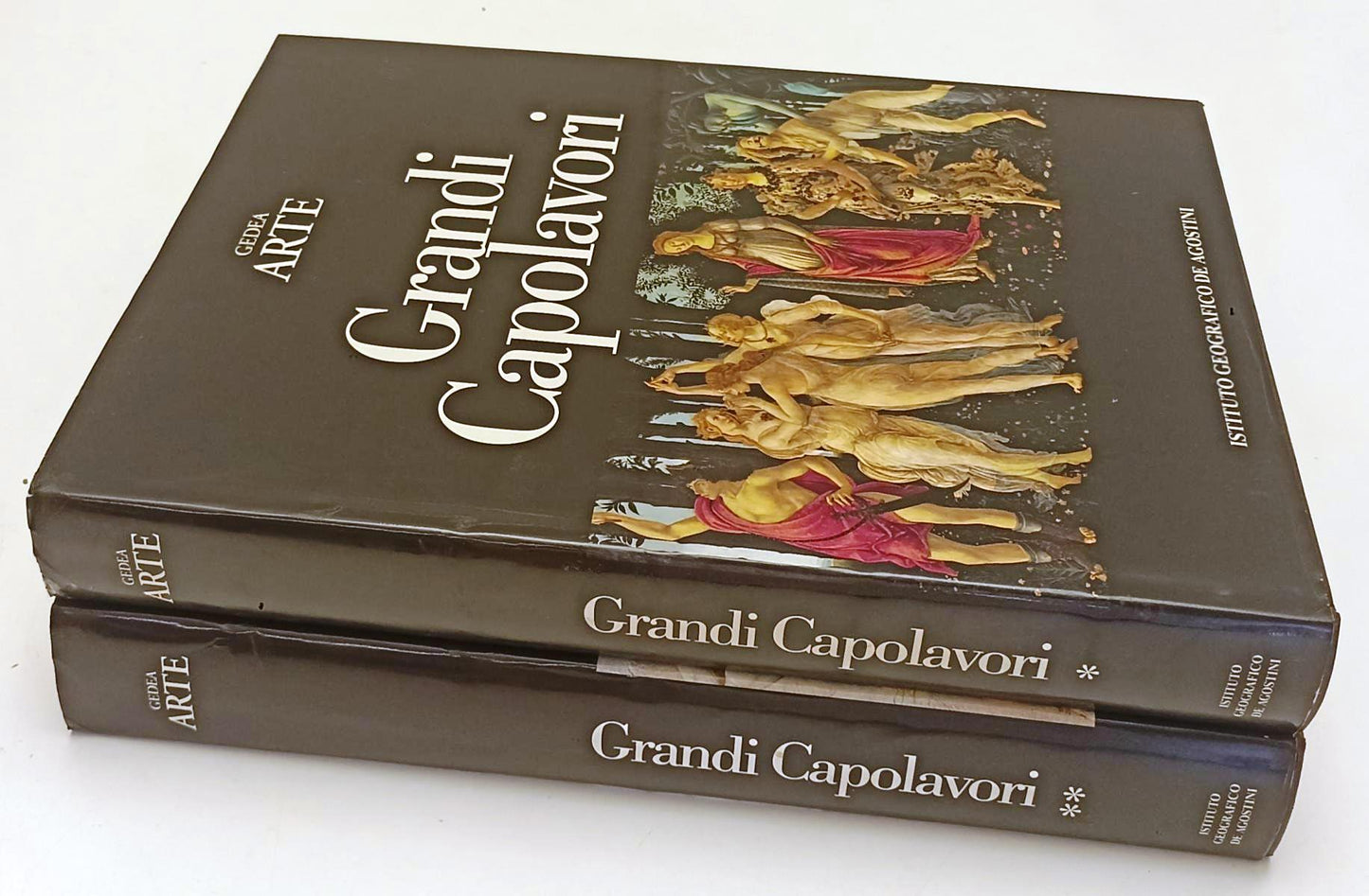 LT- GEDEA ARTE GRANDI CAPOLAVORI 2 VOLUMI -- DeAGOSTINI --- 205- CS- YFS552