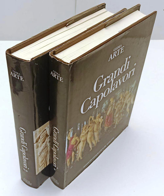 LT- GEDEA ARTE GRANDI CAPOLAVORI 2 VOLUMI -- DeAGOSTINI --- 205- CS- YFS552