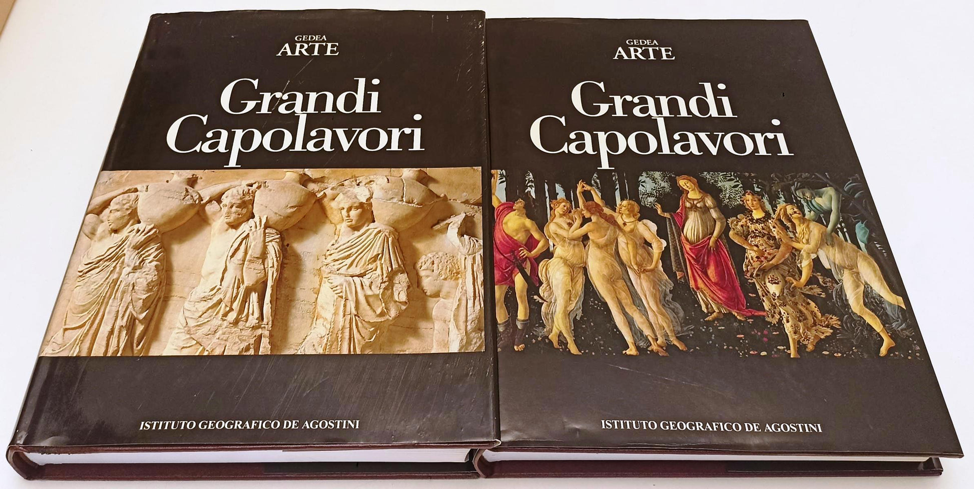 LT- GEDEA ARTE GRANDI CAPOLAVORI 2 VOLUMI -- DeAGOSTINI --- 205- CS- YFS552