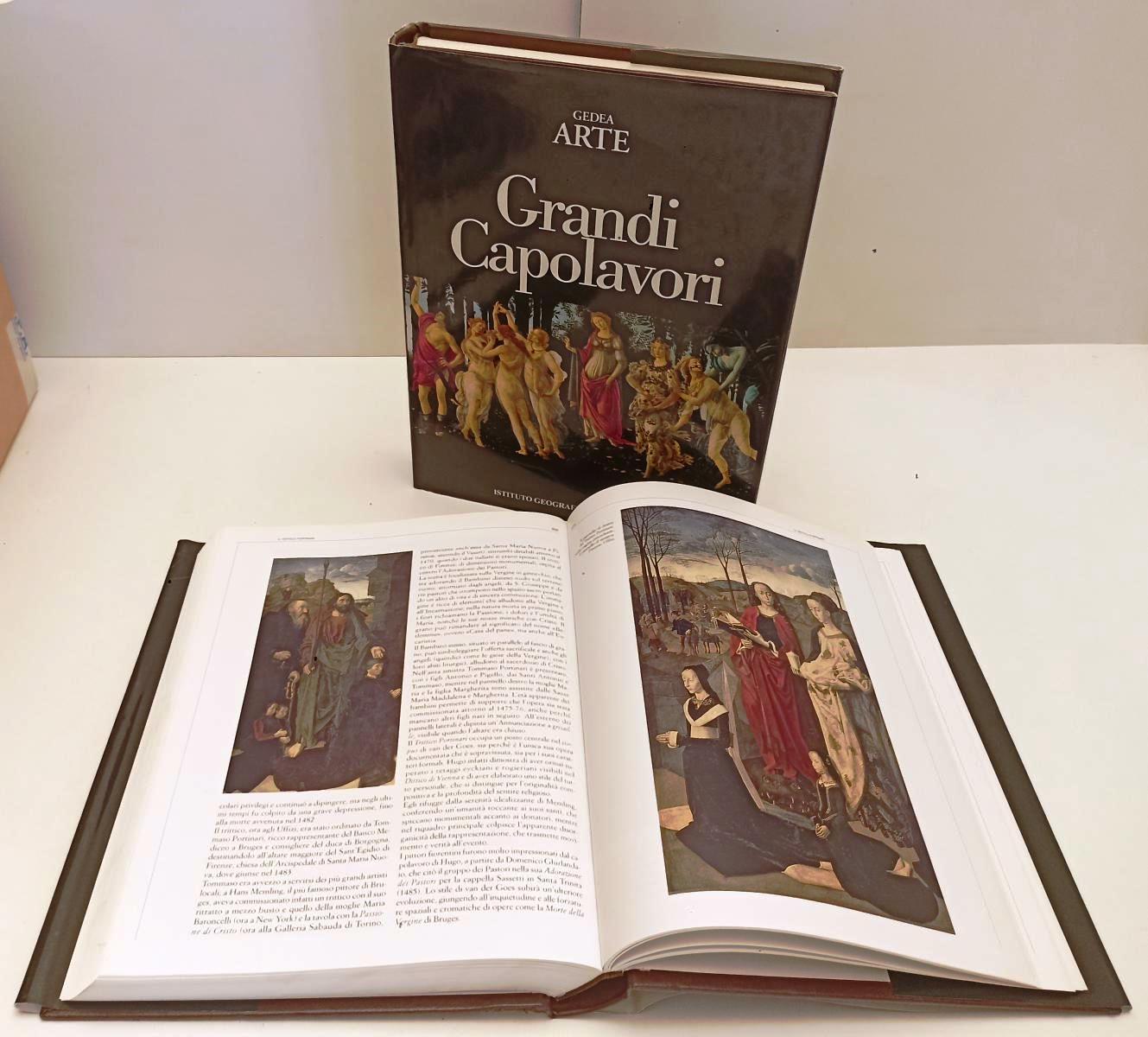 LT- GEDEA ARTE GRANDI CAPOLAVORI 2 VOLUMI -- DeAGOSTINI --- 205- CS- YFS552