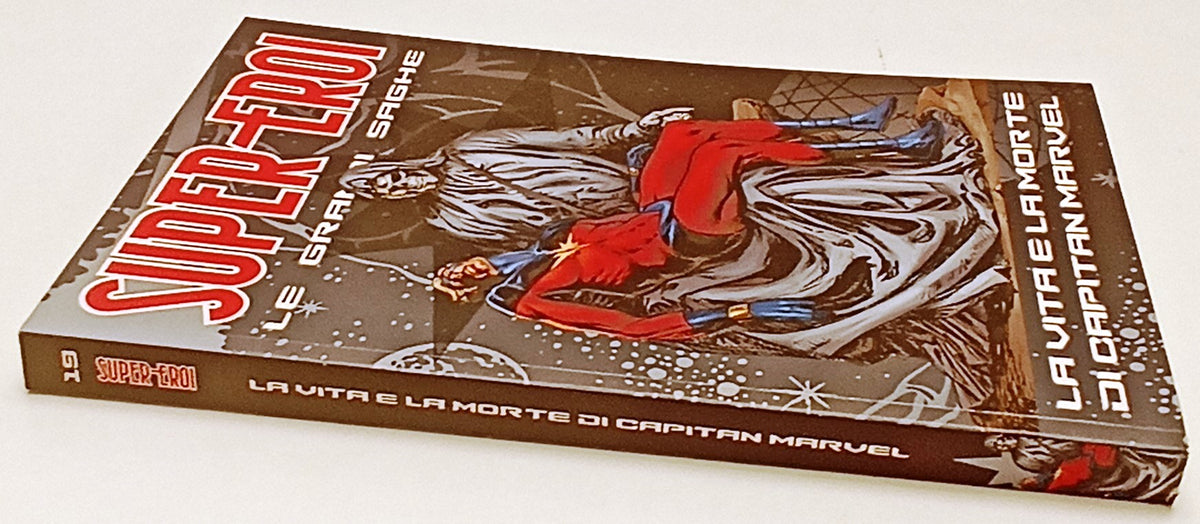 FV- SUPER- EROI LE GRANDI SAGHE N.19 VITA MORTE DI CAPITAN MARVEL- GAZZETTA- F25