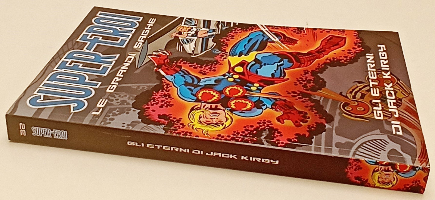 FV- SUPER- EROI LE GRANDI SAGHE N.32 GLI ETERNI DI JACK KIRBY - GAZZETTA- B- F25