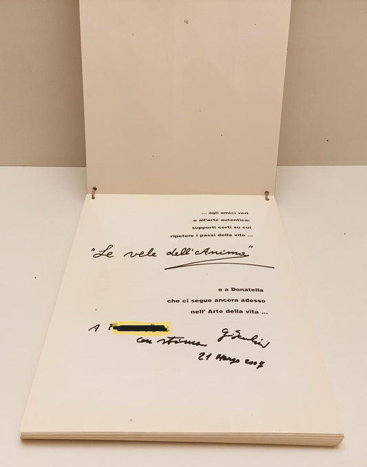 LT- GRAZIANO SCALVI LE VELE DELL'ANIMA CATALOGO OPERE - MAURIZIO QUARTIERI - XFS