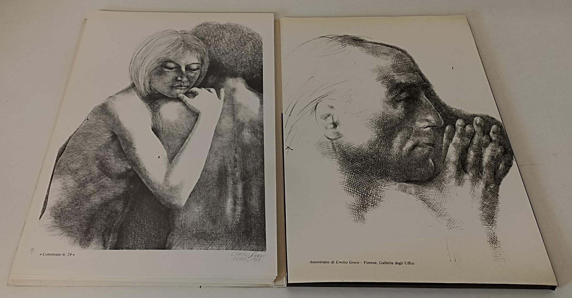 LT- EMILIO GRECO OPERA GRAFICA -- DIZIONE PALAZZETTO ALAMANNI ---- B - XFS168