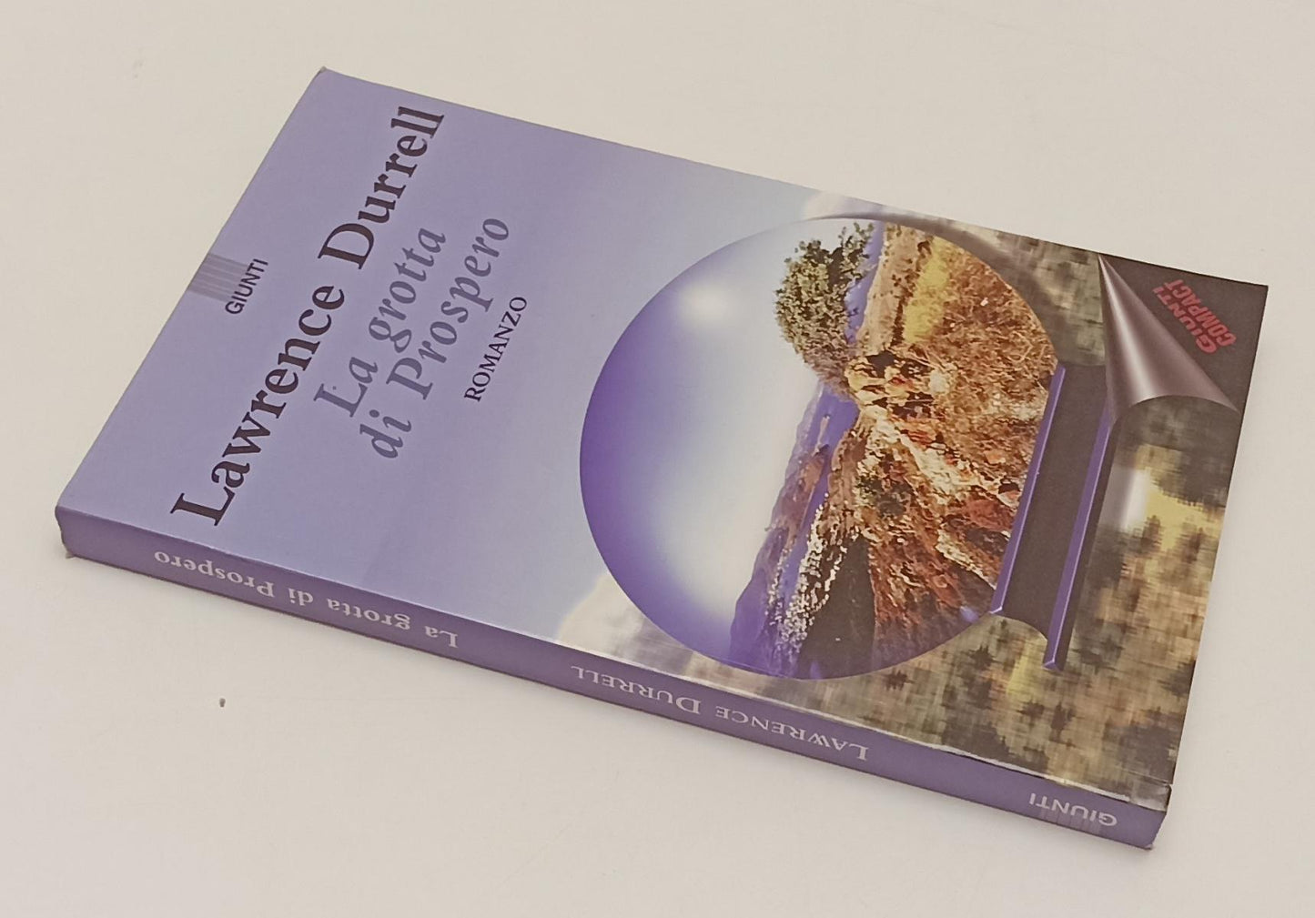 LS- LA GROTTA DI PROSPERO - LAWRENCE DURRELL - GIUNTI- COMPACT-- 1992- B- XFS137