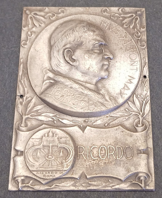 CB- MEDAGLIA PLACCA RICORDO PAPA PIO XII - GTTS134