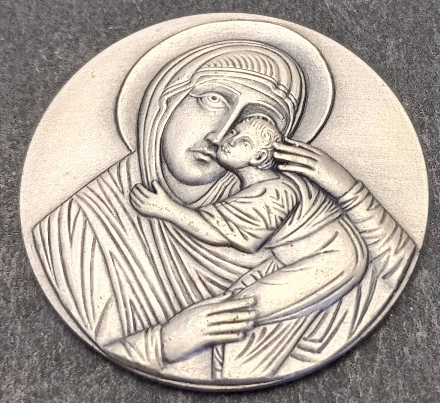 CB- MEDAGLIA PELLEGRINAGGIO BASILICA CONCILIARE THEOTOKOS EFESO 1989 - GTTS136
