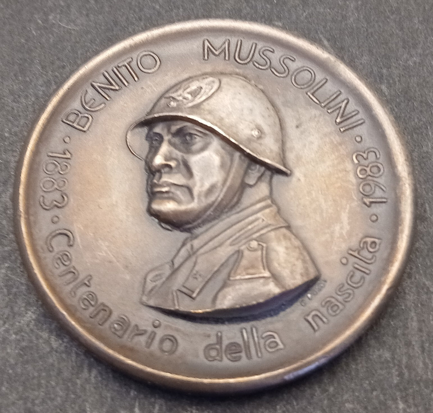 CB- MEDAGLIA DOVIA DI PREDAPPIO 29 LUGLIO 1883 NASCITA MUSSOLINI DUCE - GTTS139