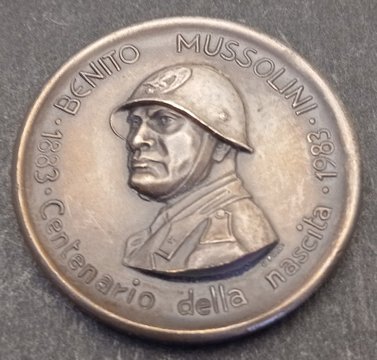 CB- MEDAGLIA DOVIA DI PREDAPPIO 29 LUGLIO 1883 NASCITA MUSSOLINI DUCE - GTTS139