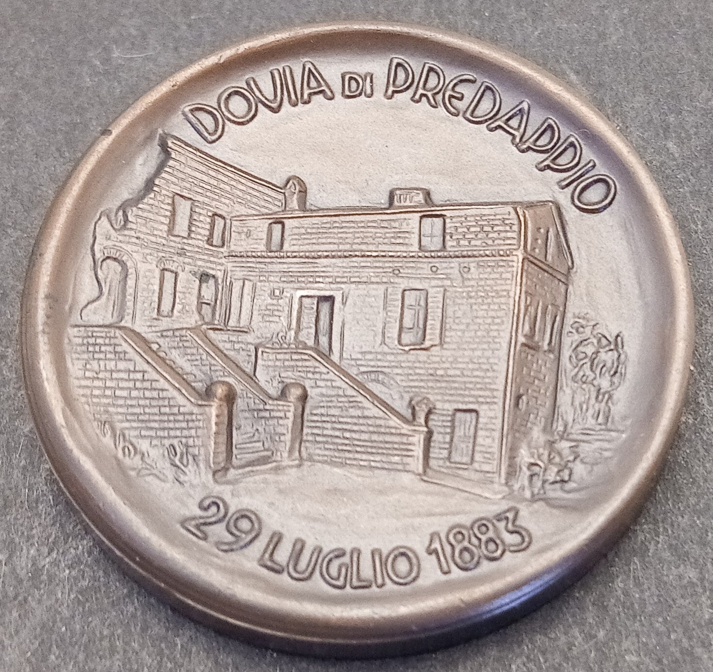 CB- MEDAGLIA DOVIA DI PREDAPPIO 29 LUGLIO 1883 NASCITA MUSSOLINI DUCE - GTTS139