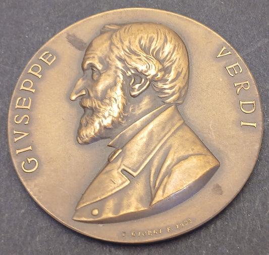 CB- MEDAGLIA GIUSEPPE VERDI EX SEPTEM INNUMERA IMMORTALIA - GTTS141