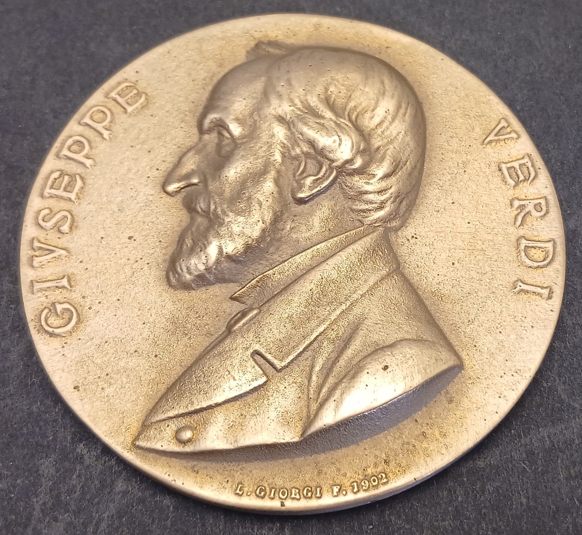 CB- MEDAGLIA GIUSEPPE VERDI - EX SEPTEM INNUMERA IMMORTALIA - GTTS151