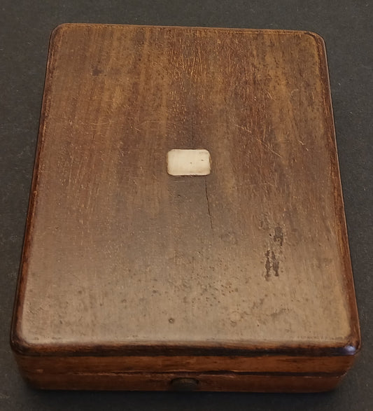 CB- BUSSOLA VINTAGE CON CUSTODIA ORIGINALE IN LEGNO - GTTS155