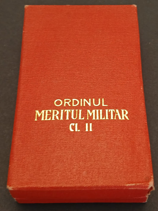 CB- MEDAGLIA ORDINUL MERITUL MILITAR Cl. II CON NASTRINO SPILLA - GTTS157