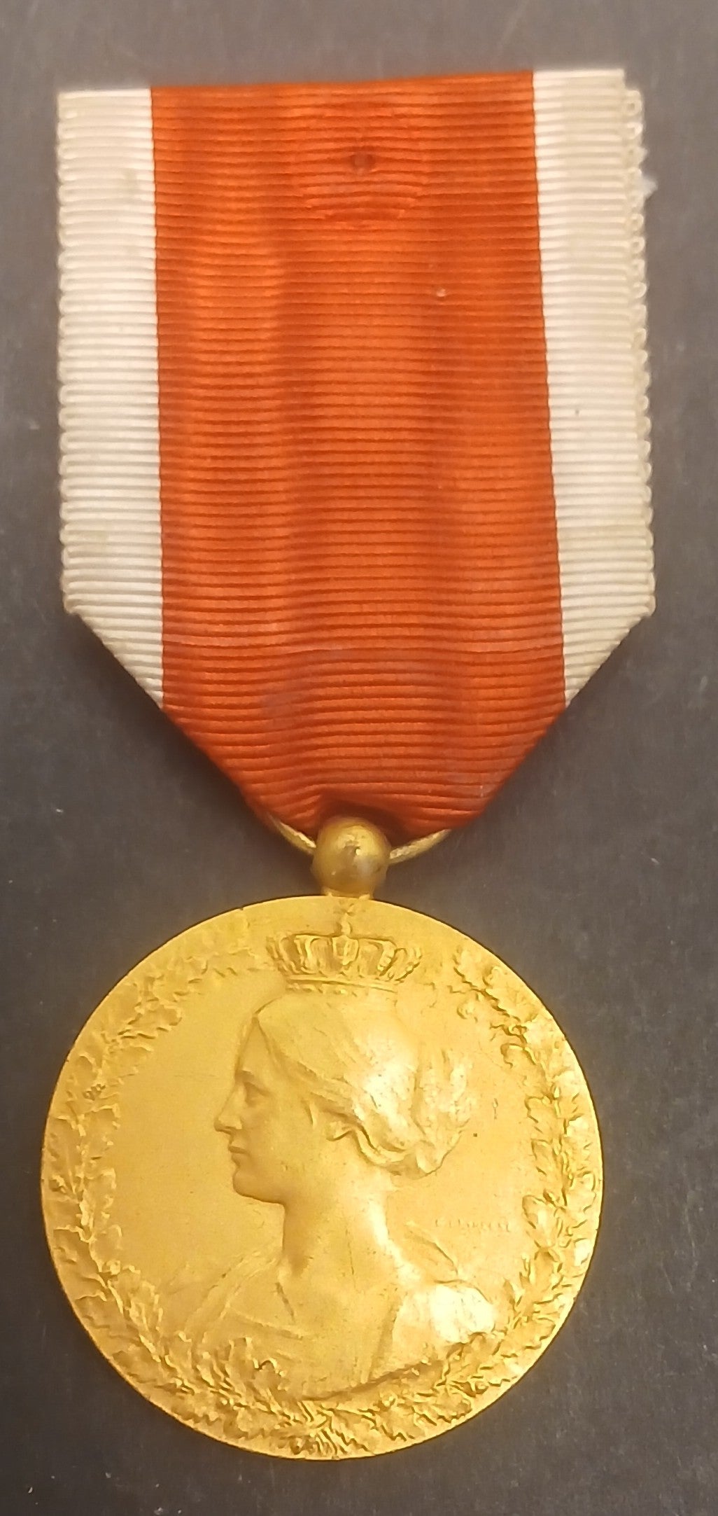 CB- Medaglia Belgio 1914-1918 Souvenir de sa collaboration - nastrino - GTTS204