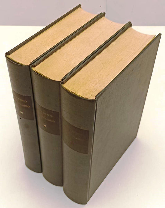 LH- EPISTOLARIO DI GUARINO VERONESE 3 VOLUMI RISTAMPA ANASTATICA- 1967- C- JXS16