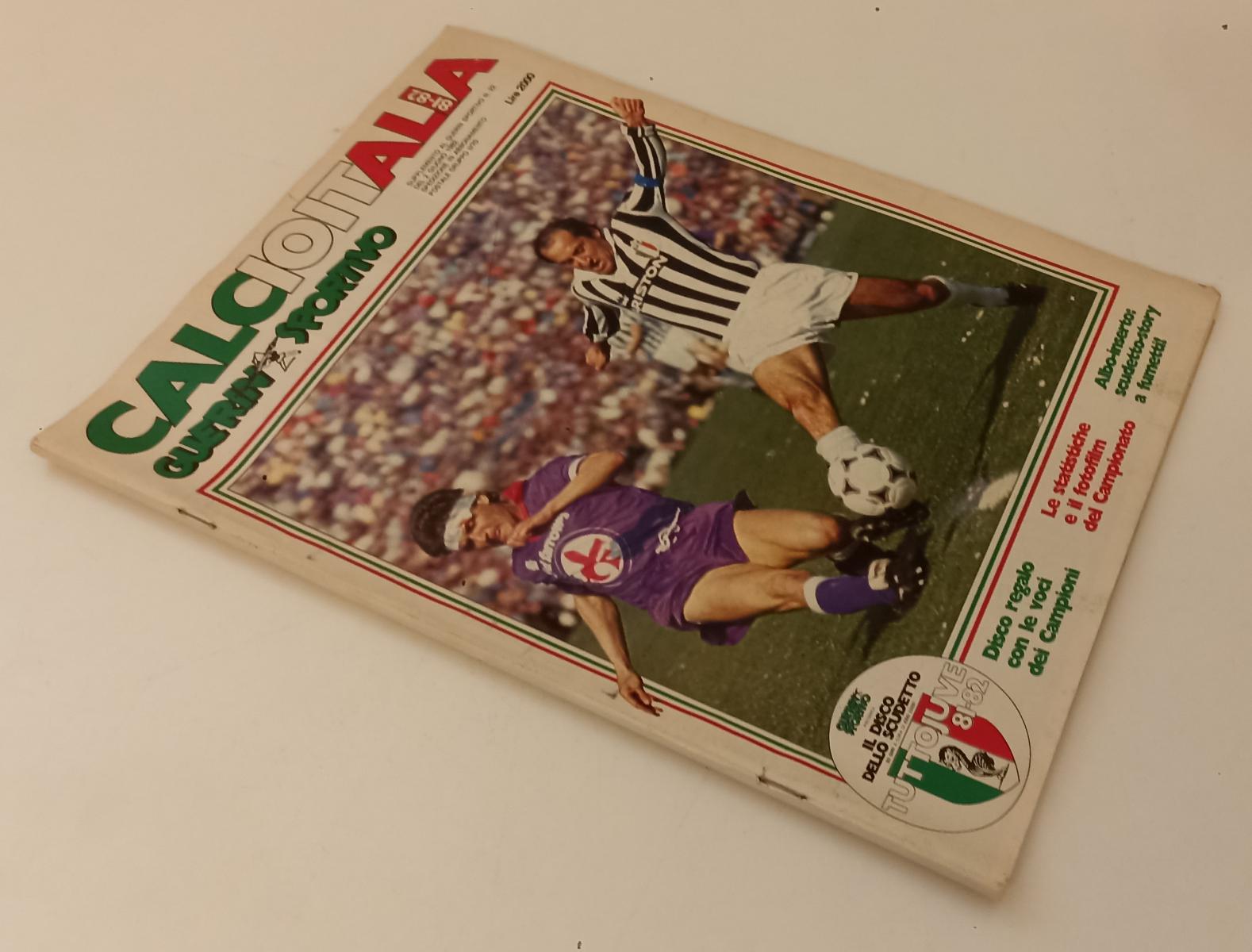 LC- RIVISTA GUERIN SPORTIVO CALCIO ITALIA 81/82 - RVSa192