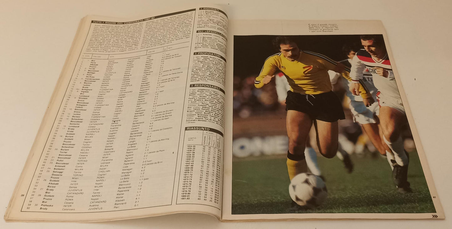LC- RIVISTA GUERIN SPORTIVO CALCIO ITALIA 81/82 - RVSa192