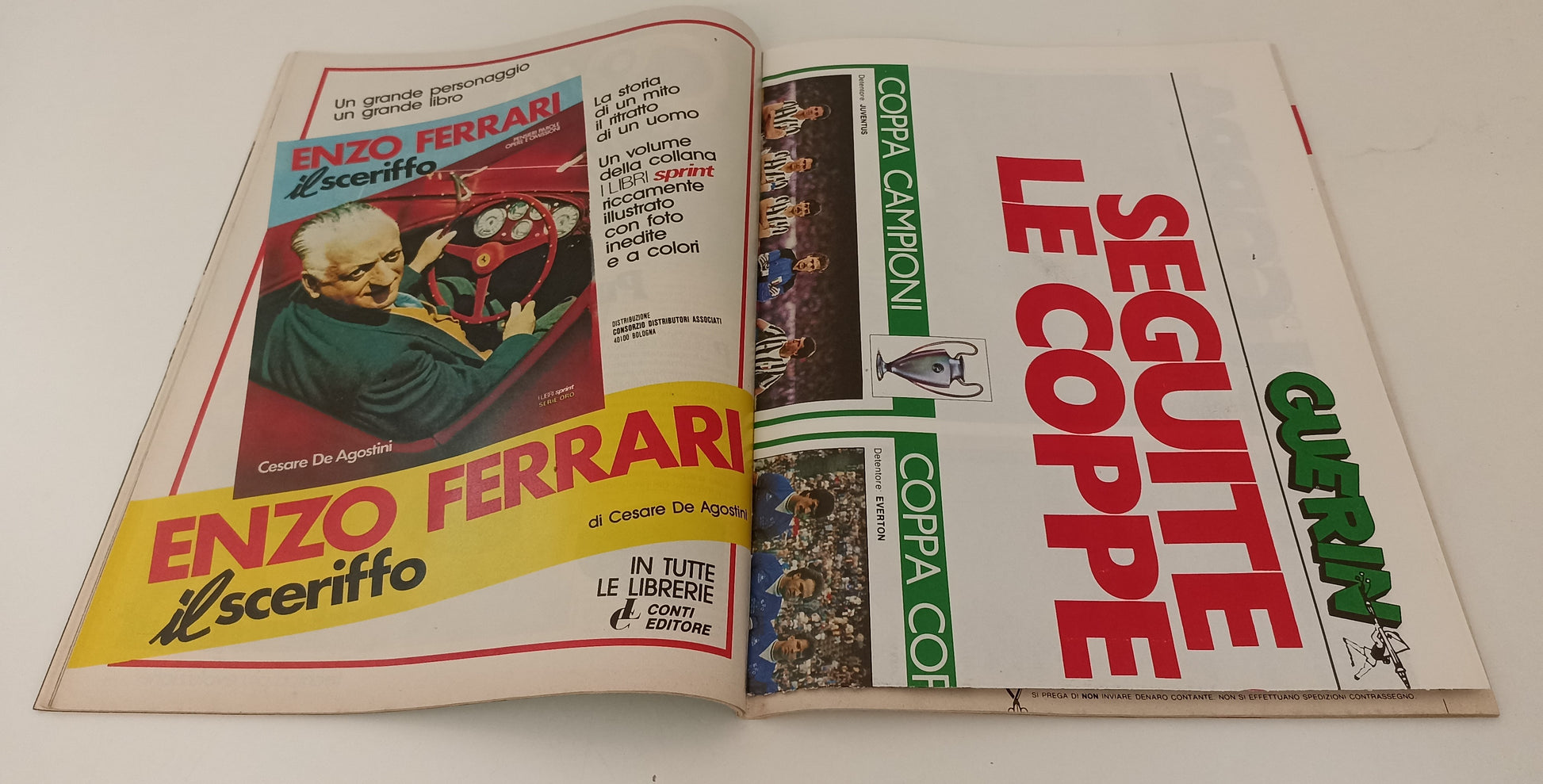 LC- RIVISTA GUERIN SPORTIVO N.39 1985 POSTER COPPE TRAGEDIA MESSICO- RVSa160